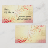 Verminderde liefdesharten visitekaartje (Voorkant / Achterkant)