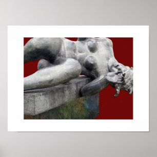 Verminderde medaille ~ Afdruk/Poster Poster