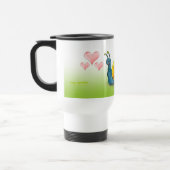 Verminderde slak met groot hart - Mok sjabloon (Links)