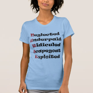 Verminderde verpleegster t-shirt