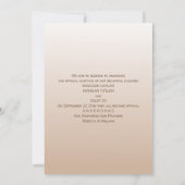 Verminderde voorkeur van Tan Gewenst gekozen Aankondiging (Achterkant)