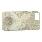 Verminderde Wereldkaart 25 Case-Mate iPhone Case (Achterkant (Horizontaal))