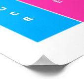 "Verminderen, hergebruiken, Recyclen, herstellen,  Poster (Hoek)