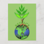 Verminderen van Recyclen ontspanning Briefkaart (Voorkant)