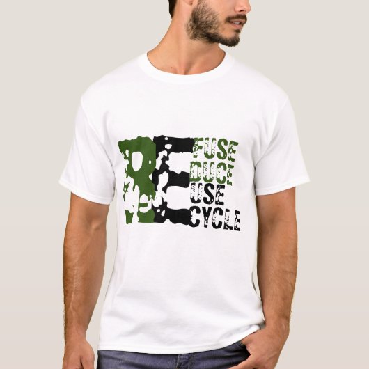 VERMINDEREN VAN RECYCLEN T-SHIRT (Voorkant)