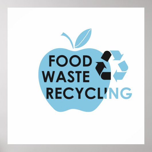 vermindering van voedselafval poster (Voorkant)