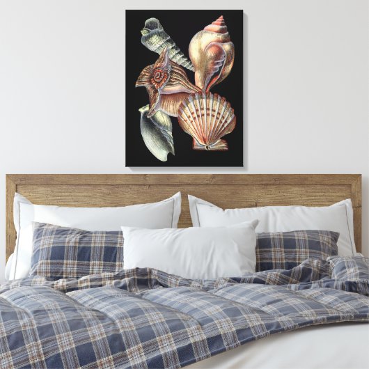 Verminderingen van het Zee Canvas Afdruk (Insitu (Slaapkamer))