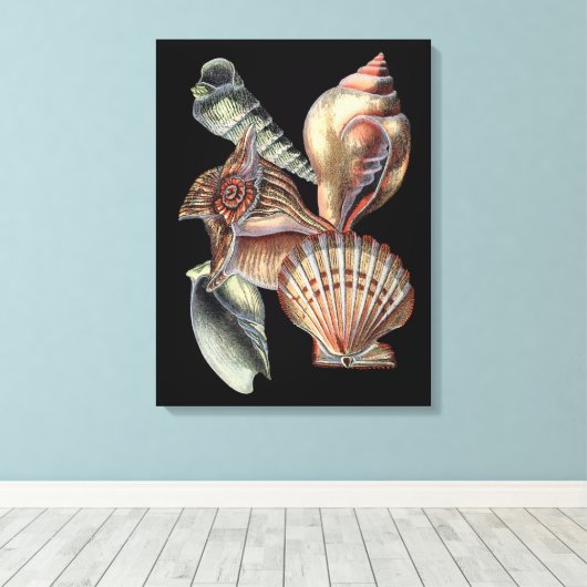 Verminderingen van het Zee Canvas Afdruk (Insitu (Houten vloer))