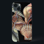 Verminderingen van het Zee iPhone 13 Hoesje<br><div class="desc">Deze kunstdruk toont de mooiste dingen in de natuur in de oceaan. Vind alle verschillende soorten het leven van het zee in dit afbeelding met inbegrip van een Verrekijker,  Zand Dollars,  en Reefs die diep in het zee worden begraven. Dit collectie is een must voor je volgende Zazzle producten.</div>