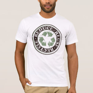 VERMINDERT DE REUSE RECYCLEN T-SHIRT