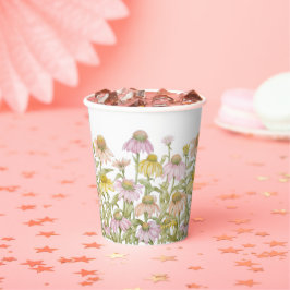 Vermindert de Waterverf van botanische kunstpapier Papieren Bekers