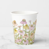 Vermindert de Waterverf van botanische kunstpapier Papieren Bekers (Voorkant)