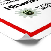 Vermisst Mikkel Nielsen Poster (Hoek)