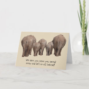 Vermist, je hebt de Kaart van de olifant weggehaal