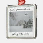 Vermist je in de kerst van Miles-Merry Metalen Ornament (Links)