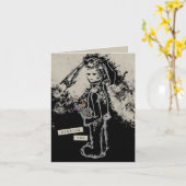 vermist je sinibunny kaart (Gele Bloem)