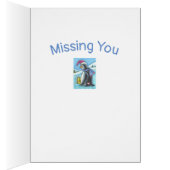 VERMIST U LANGDURIG PENGUIN HOLIDAY GREETCARD V (Binnen (Rechts))