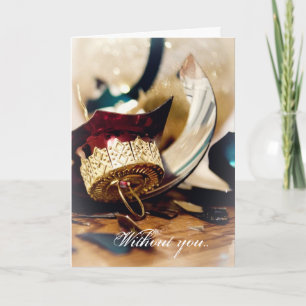 Vermist u met Kerstmis Feestdagen Kaart