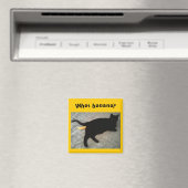 Vermiste bananenkat speelgoed magneet (Insitu (Vaatwasser))