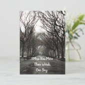 Vermiste creditcard bedankkaart (Staand voorkant)