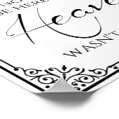 Vermiste dierbaren Vertrouwensbord Poster (Hoek)