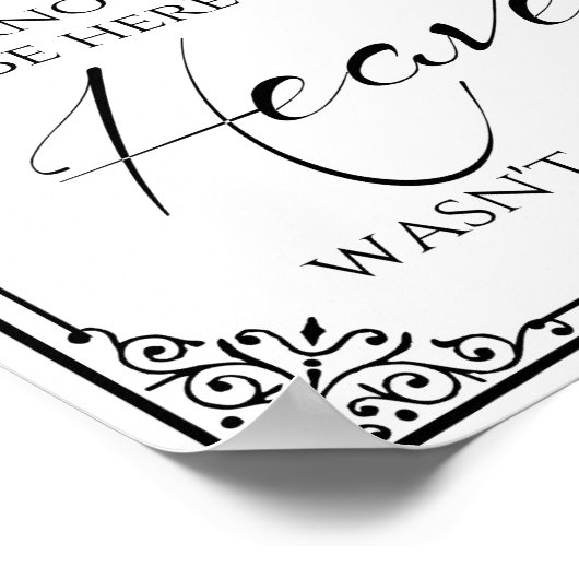 Vermiste dierbaren Vertrouwensbord Poster (Hoek)