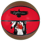 Vermiste en vermoorde inheemse vrouwen Eagle Basketbal (Voorkant)