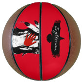 Vermiste en vermoorde inheemse vrouwen Eagle Basketbal (Verticaal)