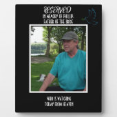 Vermiste geliefde trouwmonument fotoplaat (Voorkant)