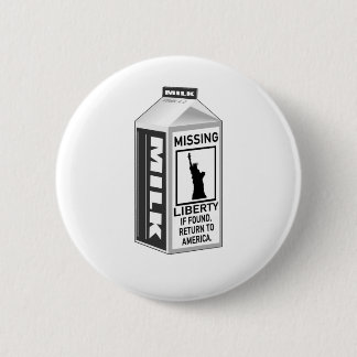 Vermiste Liberty Milk Carton Ronde Button 5,7 Cm