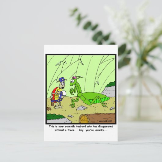 vermiste man briefkaart (Staand voorkant)