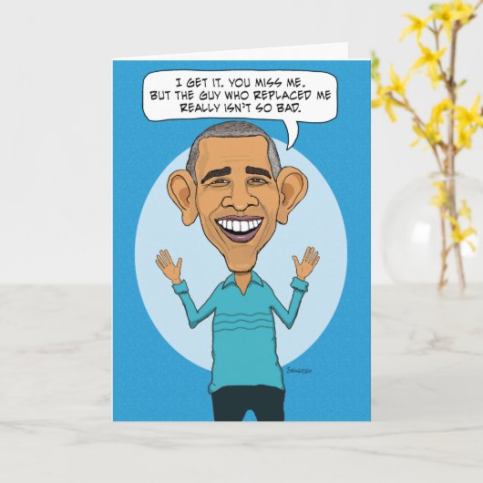 Vermiste Obama op zondag Kaart (Gele Bloem)