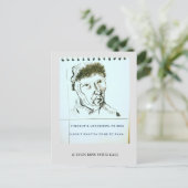 Vermiste u, humor, Van Gogh, klassiek Briefkaart (Staand voorkant)