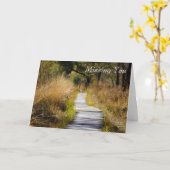 Vermiste u, weg naar vrede kaart (Gele Bloem)