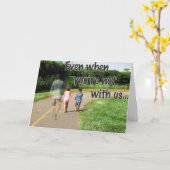 Vermiste vader op Vaderdag Kaart (Gele Bloem)