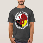 Vermiste vermoorde vrouw Native American T-shirt (Voorkant)
