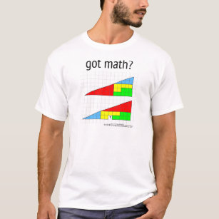 Vermiste Wiskunde Square Puzzle T-shirt