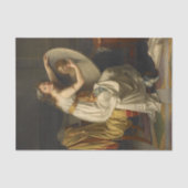 Vermoed zelfportret van Adele Romany Tissuepapier (Voorkant)