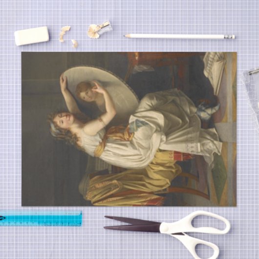 Vermoed zelfportret van Adele Romany Tissuepapier (Craft)