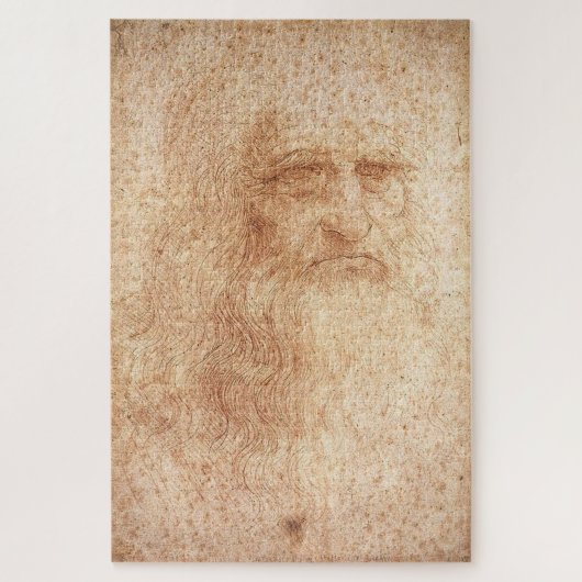 Vermoed zelfportret van Leonardo da Vinci Legpuzzel (Verticaal)