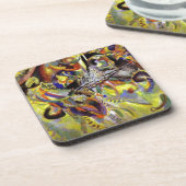 Vermoedelijk Abstract schilderen door Kandinsky Bier Onderzetter (Linkerzijde)