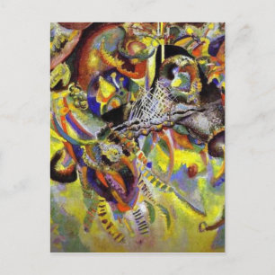 Vermoedelijk Abstract schilderen door Kandinsky Briefkaart