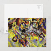 Vermoedelijk Abstract schilderen door Kandinsky Briefkaart (Voorkant / Achterkant)