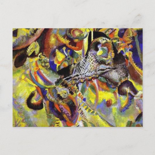 Vermoedelijk Abstract schilderen door Kandinsky Briefkaart (Voorkant)
