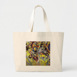 Vermoedelijk Abstract schilderen door Kandinsky Grote Tote Bag
