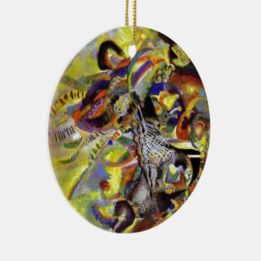 Vermoedelijk Abstract schilderen door Kandinsky Keramisch Ornament (Rechts)