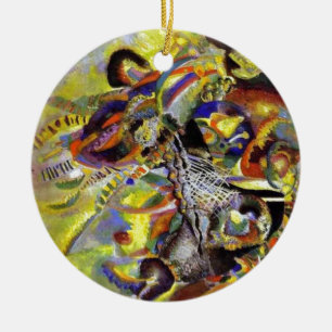 Vermoedelijk Abstract schilderen door Kandinsky Keramisch Ornament