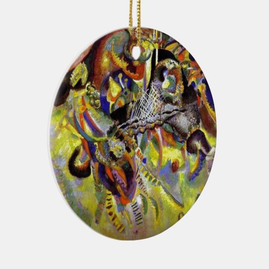 Vermoedelijk Abstract schilderen door Kandinsky Keramisch Ornament (Rechts)