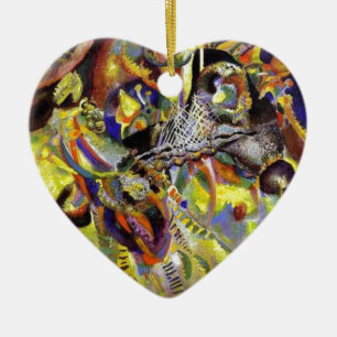 Vermoedelijk Abstract schilderen door Kandinsky Keramisch Ornament