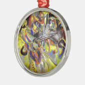 Vermoedelijk Abstract schilderen door Kandinsky Metalen Ornament (Links)